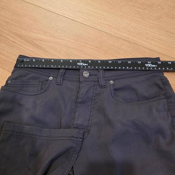 Prana Zion Slim Fit Pants Mens 30x32 Charcoal Gray Stretch Hiking Outdoor Travel - Picture 7 of 12